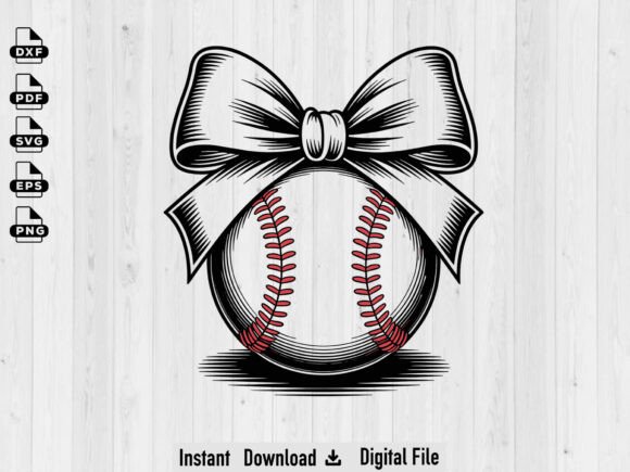 Baseball Coquette Bow SVG: Game Day Design Review