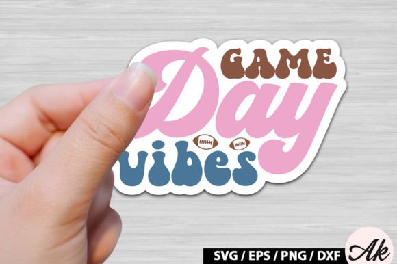 Game Day Vibes Retro Stickers: A Designer's Review