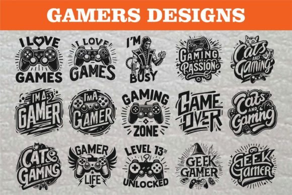Game on SVG Bundle: Graphics & Illustrations for Sellers