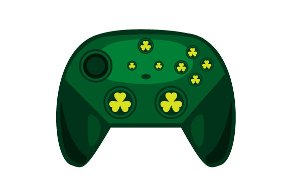 Shamrock Video Game Controller: Saint Patrick S Day Crafts for Branding