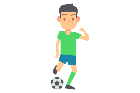 Soccer Player Kick Ball: Sport Game Masc Graphics Review