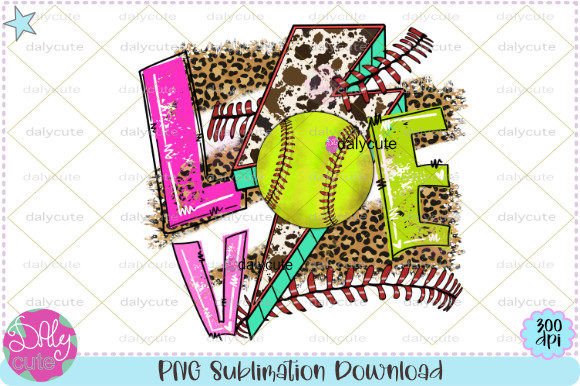 Softball Game Day Sublimation Clipart